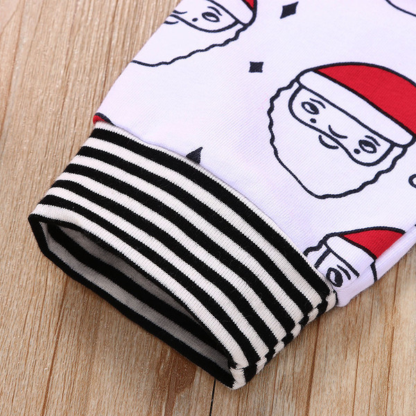 Nou model de pijamale de Crăciun pentru copii pentru băieți în două părți