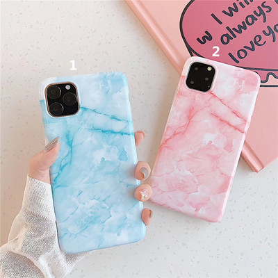 Калъф за Iphone 11 Pro Max  с мраморен ефект в розов и син цвят