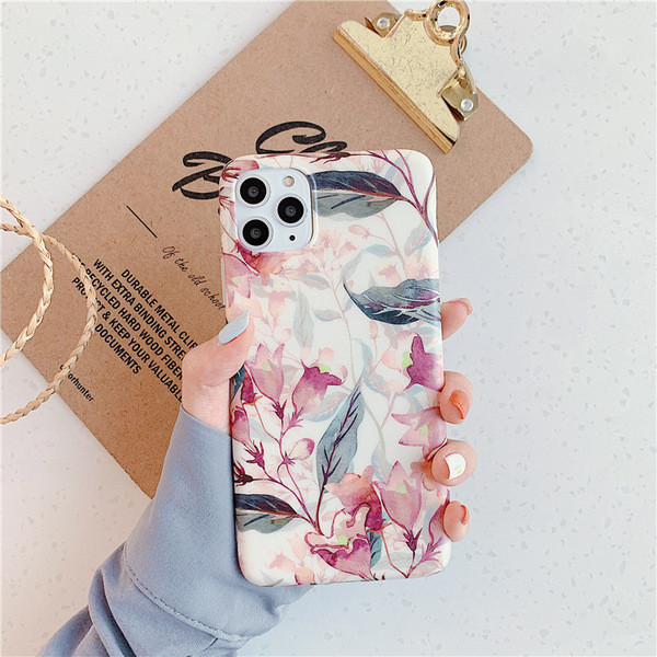 Θήκη σιλικόνης για Iphone 11 Pro Max με λουλουδάτο μοτίβο