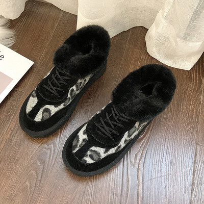 Дамски есенно-зимни кецове с топла подплата и животински десен