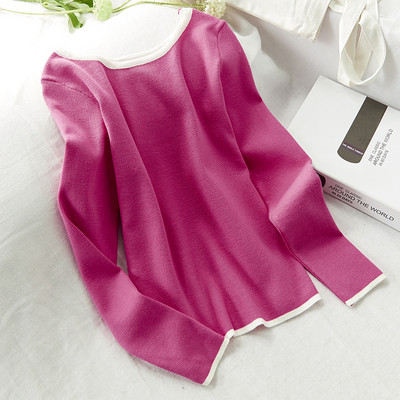 Bluza casual dama cu decolteu barca in mai multe culori