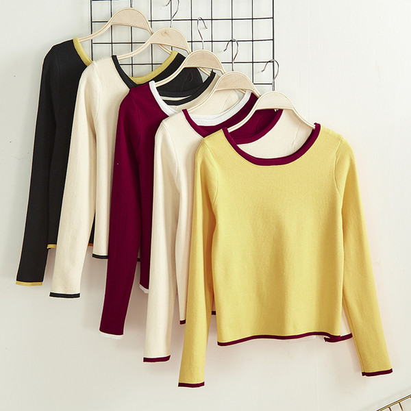 Bluza casual dama cu decolteu barca in mai multe culori