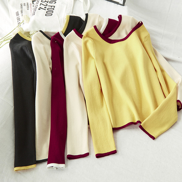 Bluza casual dama cu decolteu barca in mai multe culori