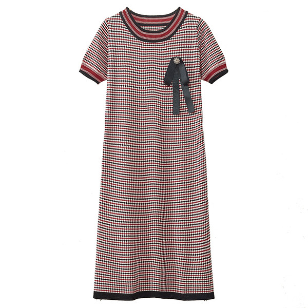 Rochie casual de dama de toamna cu maneci scurte in mai multe culori