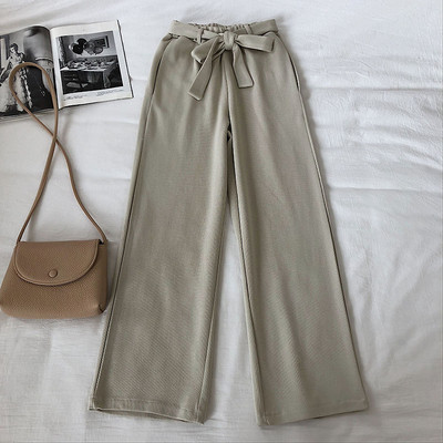 Női nadrág négy színben, magas derékkal és övvel