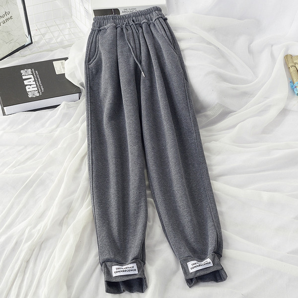 Pantaloni de dama sport si casual cu talie elastica in mai multe culori