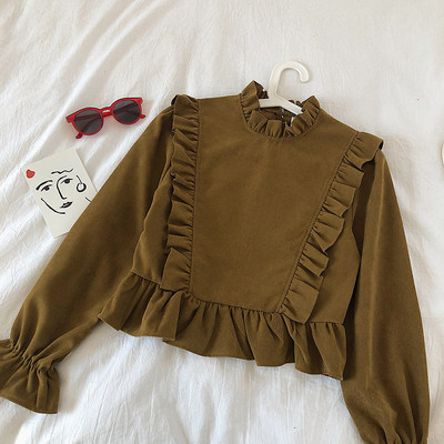 Bluză de damă elegantă în patru culori cu mâneci lotus