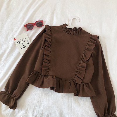 Bluză de damă elegantă în patru culori cu mâneci lotus