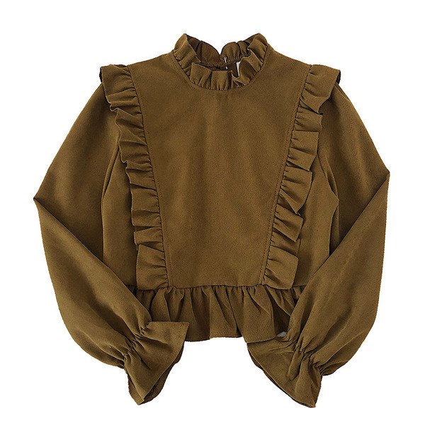 Bluză de damă elegantă în patru culori cu mâneci lotus