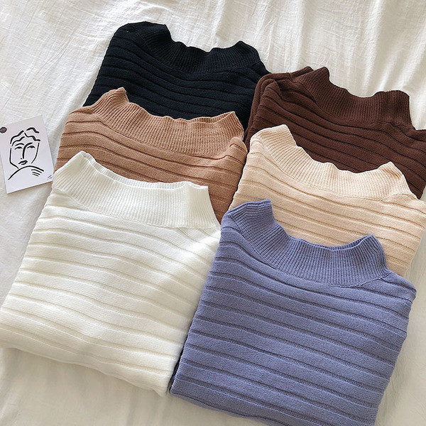 Pulover de damă la modă în șase culori cu mâneci largi