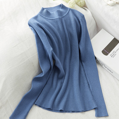 Bluza de iarna de dama model montata in mai multe culori cu guler jos