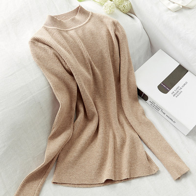 Bluza de iarna de dama model montata in mai multe culori cu guler jos