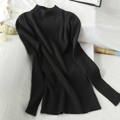 Bluza de iarna de dama model montata in mai multe culori cu guler jos