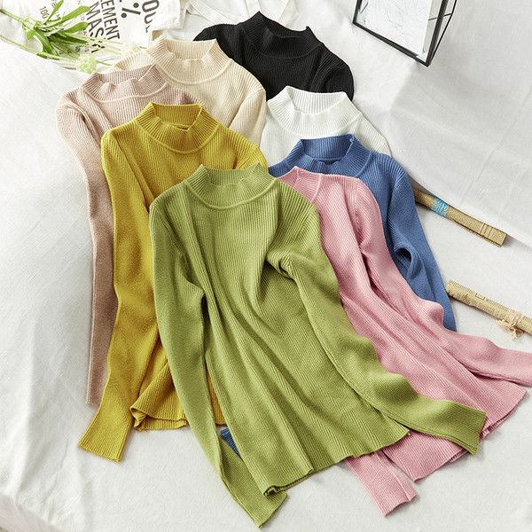 Bluza de iarna de dama model montata in mai multe culori cu guler jos