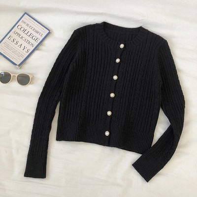 Cardigan casual dama in trei culori cu decolteu oval