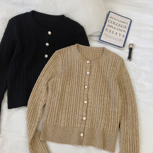 Cardigan casual dama in trei culori cu decolteu oval