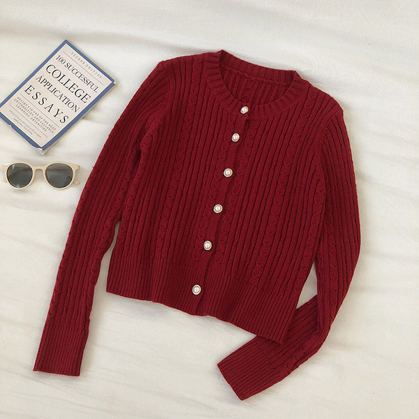 Cardigan casual dama in trei culori cu decolteu oval