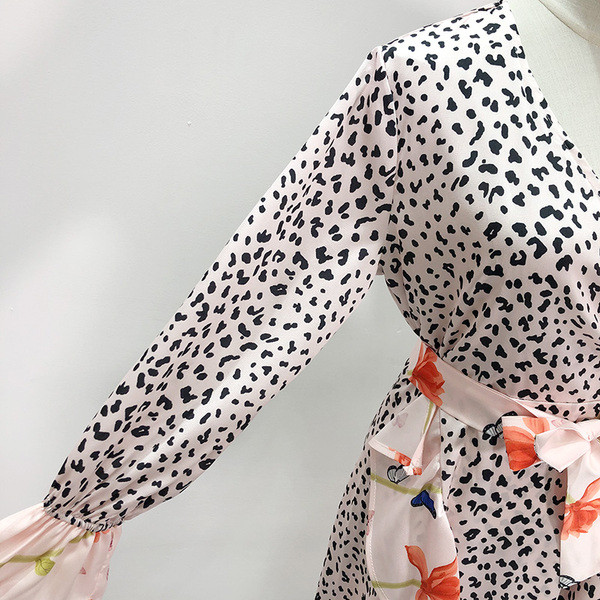 Rochie lungă asimetrică casual, cu bucle și curea