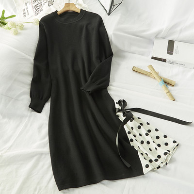 Rochie de toamna de dama cu maneci lungi croiate model - mai multe culori