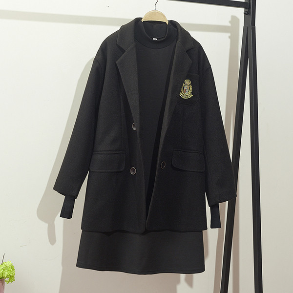 Rochie de dama cu guler jos model lat cu maneci lungi - mai multe culori