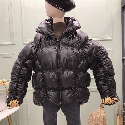 Geaca de dama moderna cu fermoar - model lat in alb, negru, roz si maro