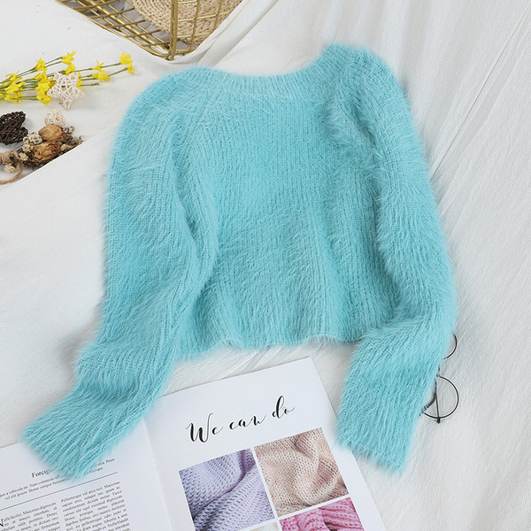 Vestă de puf de damă cu decolteu oval și fermoar în șase culori