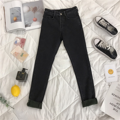 Model nou de blugi de dama potriviti pentru toamna si iarna Model Slim in albastru, gri si negru