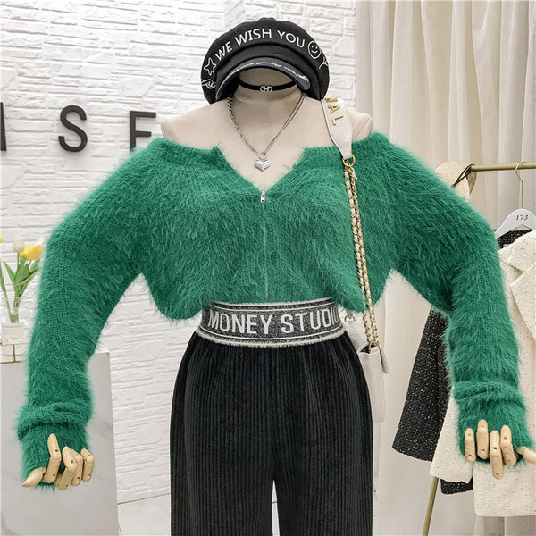 Vesta moderna de dama cu fermoar - potrivita pentru iarna in mai multe culori