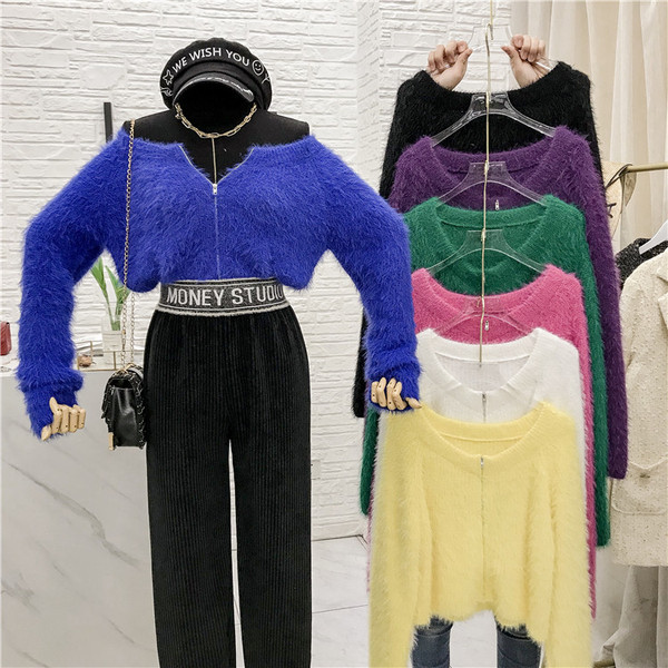 Vesta moderna de dama cu fermoar - potrivita pentru iarna in mai multe culori