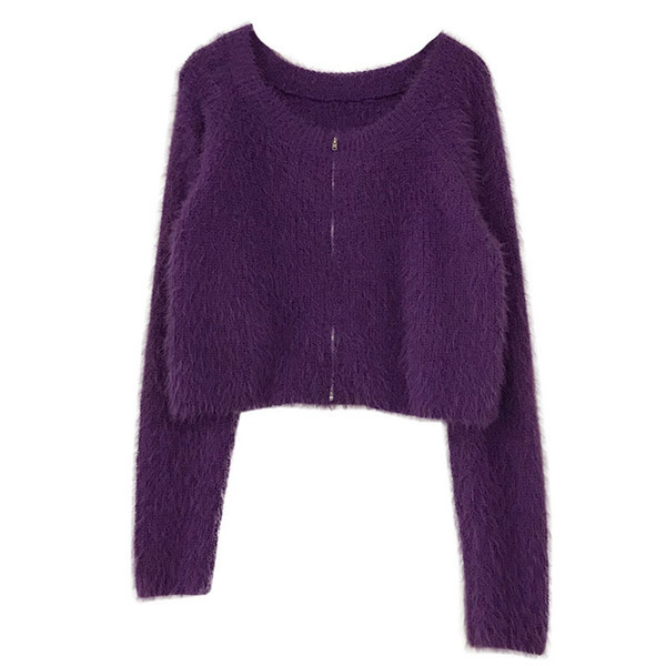 Vesta moderna de dama cu fermoar - potrivita pentru iarna in mai multe culori