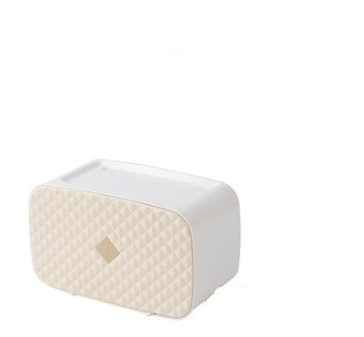 Dulap practic din plastic pentru hârtie și raft în alb, gri, bej și negru