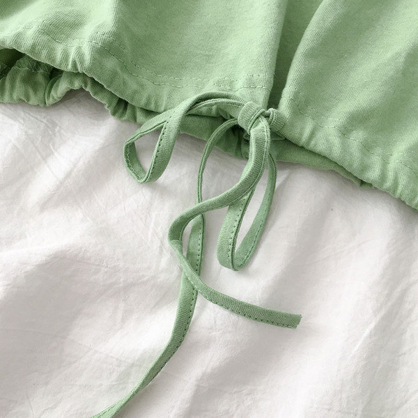 Bluza dama model lat in mai multe culori cu cravate si decolteu rotund