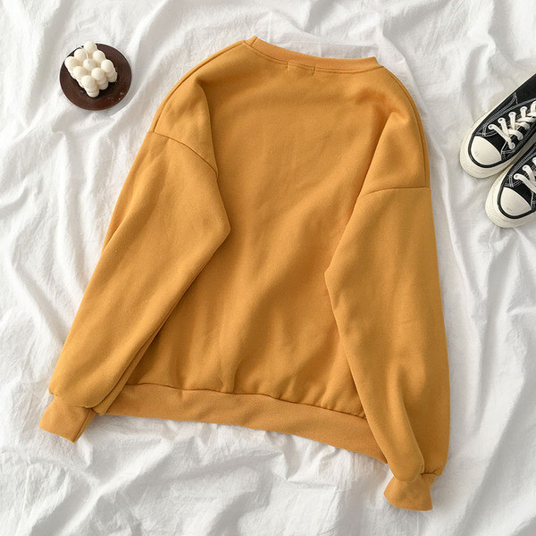 Bluza dama casual model lat cu aplicatie colorata