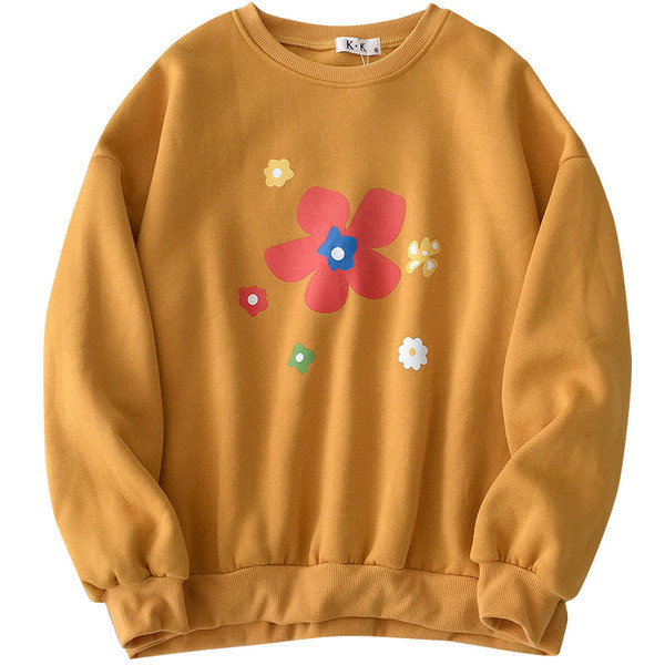 Bluza dama casual model lat cu aplicatie colorata