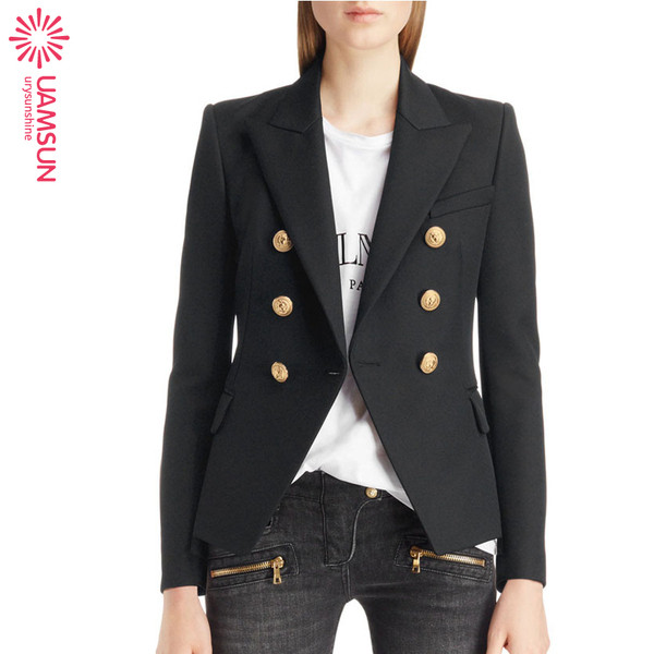 Geaca de dama moderna cu nasturi si maneci lungi in sase culori