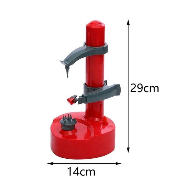 Автоматична белачка на батерии подходяща за ябълки, круши и картофи в черен, червен, зелен и бял цвят