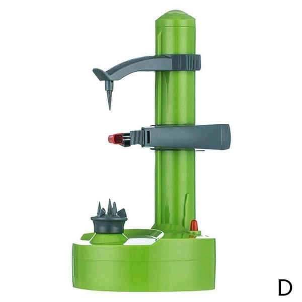 Автоматична белачка на батерии подходяща за ябълки, круши и картофи в черен, червен, зелен и бял цвят