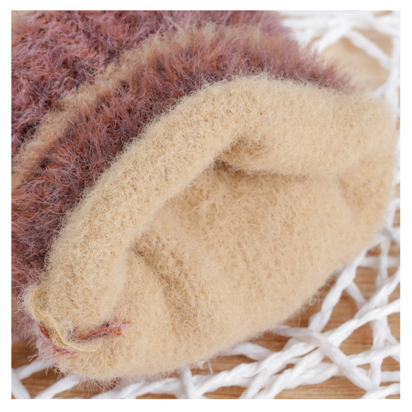 Дамски зимни ръкавици без пръсти с копче в пет цвята 