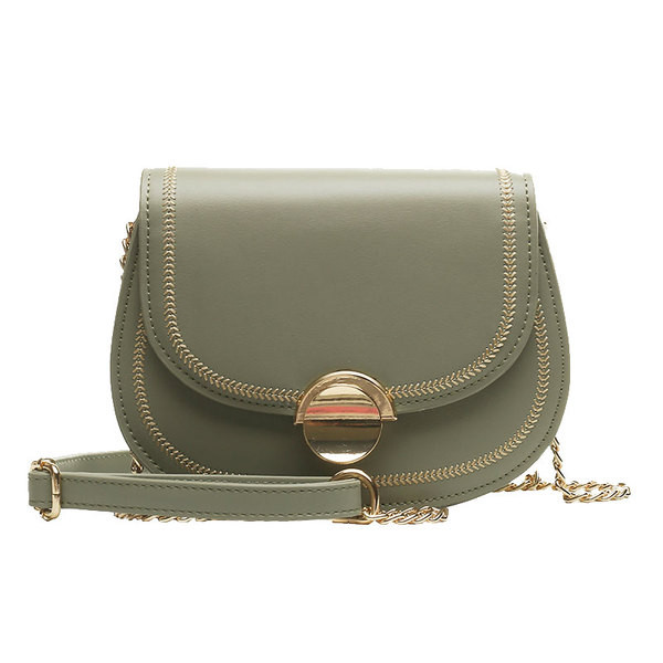 Geantă modernă mică din piele ecologică cu mâner lung