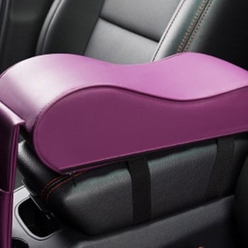 Μαξιλάρι - κάλυμμα τεμπέλη αυτοκινήτου από οικολογικό δέρμα με θήκη για κινητά τηλέφωνα σε διάφορα χρώματα