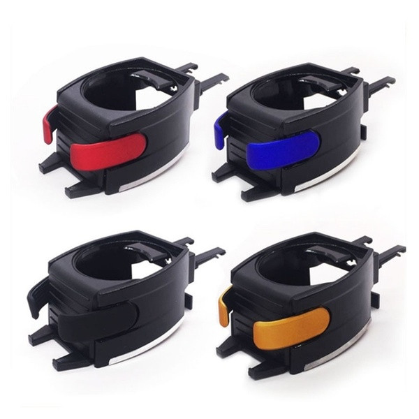 2 az 1-ben Műanyag autós tartó italokhoz és mobiltelefonhoz fekete, piros, sárga és kék színben