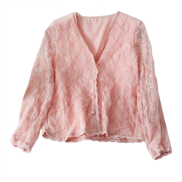 Cămașă modernă de damă cu nasturi și mâneci lungi în patru culori