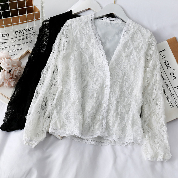 Cămașă modernă de damă cu nasturi și mâneci lungi în patru culori