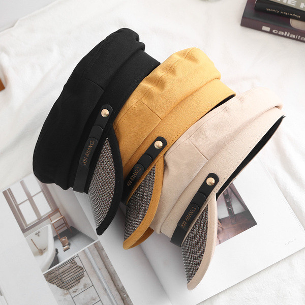 Modern női sapka flitterekkel bézs, rózsaszín, kék, fekete és barna színekben