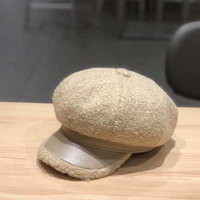 Női téli sapka sapka típusa sárga, fekete, fehér, szürke és bézs színben