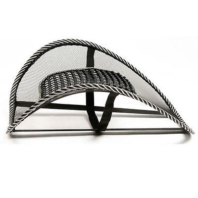 Masszázspárna a kereszthez, alkalmas autós és irodai székhez fekete színben