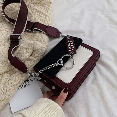 Új modell női válltáska fekete, zöld és piros színekben