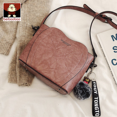 Új modell kis női válltáska - retro stílusú zöld, barna, fekete és rózsaszín színekben