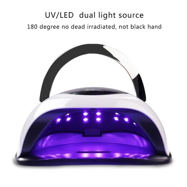 Professzionális 120 W-os UV / LED lámpa LCD kijelzővel és érzékelő időzítővel 10s, 30s, 60s, 99s