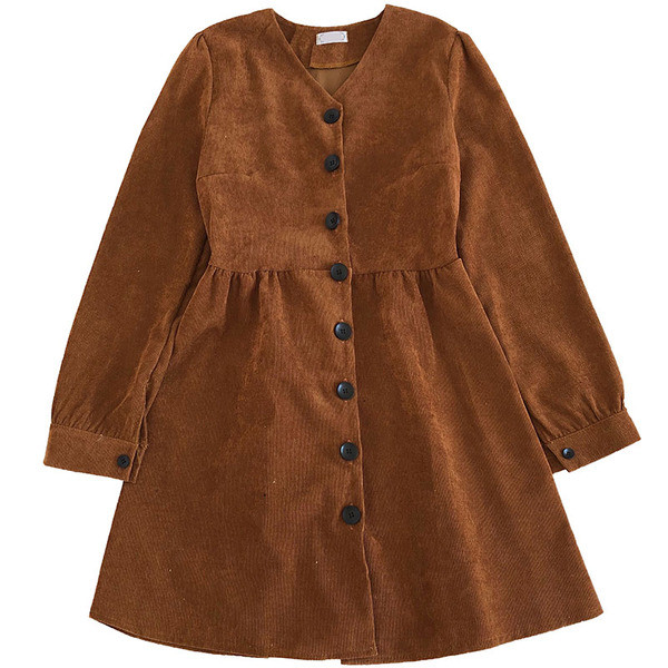 Retro stílusú női ruha V-nyakkal és macskákkal